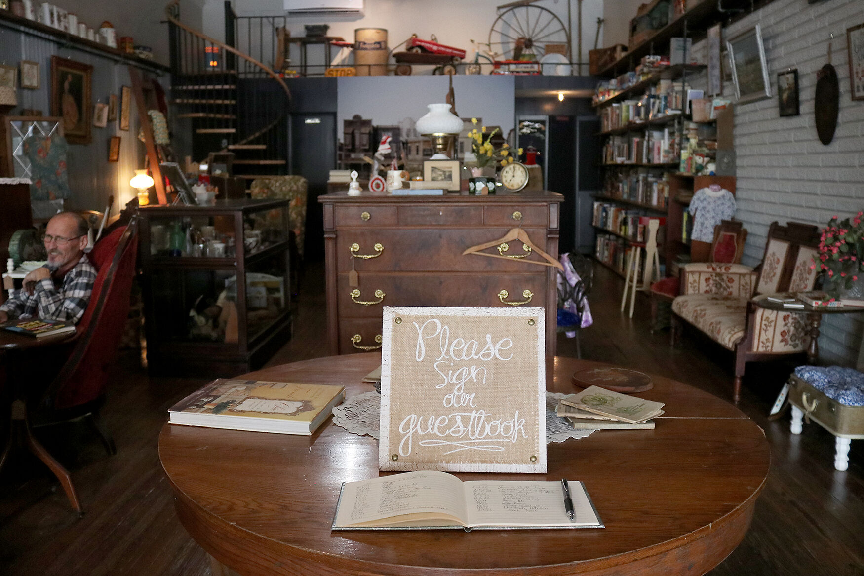 A guestbook on Wednesday, at The Pour Poet